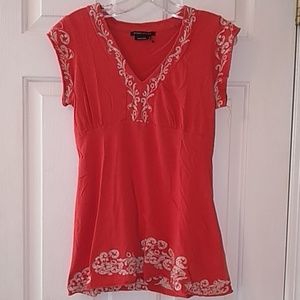 BCBGMaxazria Orange top